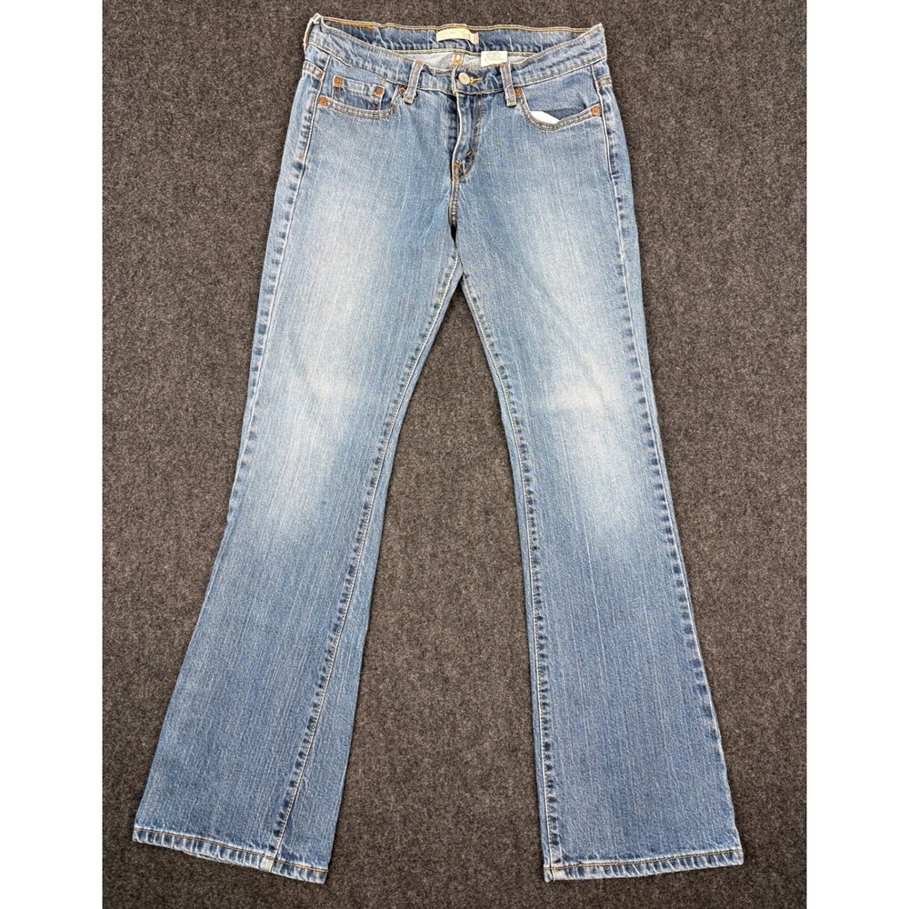 Levi's 515 Boot Cut Jeans Womens 6M Medium Wash Blue‎ Stretch Denim